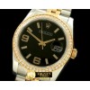 롤렉스 SS/YG TT Black Asian 2813Real Diamond -RDJ0214F
