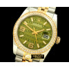 롤렉스 SS/YG TT Khaki Asian 2813Real Diamond -RDJ0214H