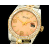 롤렉스 SS/YG TT Salmon Asian Eta 2836/3135Real Diamond -RDJ0216G