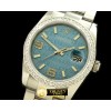 롤렉스 SS/SS OYS Blue Swiss 2836Real Diamond -RDJ0222E
