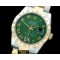 롤렉스 SS/YG Oyster Green Roman/Diam 2836 -RDJ0250B