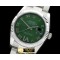 롤렉스 SS/SS Oyster Green Roman/Diam 2836 -RDJ0252D