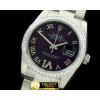 롤렉스 SS/SS Oyster Purple Roman/Diam 2836 -RDJ0252E