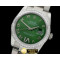 롤렉스 SS/SS Oyster Green Roman/Diam 2836 -RDJ0252F