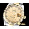 롤렉스 DateJust Mens 36mm YG/SS Oyst BP Asia 2836 -RDJ0260A