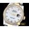 롤렉스 DateJust Mens 36mm YG/SS White MOP Diam BP Asia 2836 -RDJ0261C
