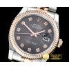 롤렉스 DateJust Jub Flt RG/SS Dark Grey Diam BP A3135 Mod -RDJ0266A