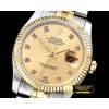 롤렉스 DJ 36mm Oyst Flt YG/SS (Wrap) Gold Diams BP A3135 Mod -RDJ0270B