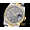 롤렉스 DJ 36mm Oyst Flt YG/SS Dark Grey Roman BP A3135 Mod -RDJ0278A