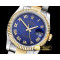 롤렉스 DJ 36mm Oyst Flt YG/SS Blue Roman BP A3135 Mod -RDJ0278B