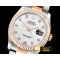 롤렉스 DJ 36mm Oyst Flt RG/SS White MOP Diams BP A3135 Mod -RDJ0278H