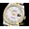 롤렉스 DJ 36mm Jub Flt YG/SS White MOP Roman BP A3135 Mod -RDJ0280C