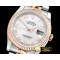 롤렉스 DJ 36mm Jub Flt RG/SS White MOP Roman BP A3135 Mod -RDJ0281C