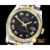 롤렉스 DJ 36mm Jub Flt YG/SS Black Roman BP A3135 Mod -RDJ0284D