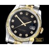 롤렉스 DJ 36mm Jub Flt YG/SS Black Diams BP A3135 Mod -RDJ0287