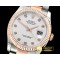 롤렉스 DJ 36mm Oyst Flt RG/SS White Diams BP A3135 Mod -RDJ0288B