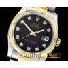 롤렉스 DJ 36mm Oyst Flt YG/SS Black Diams BP A3135 Mod -RDJ0290A