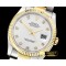 롤렉스 DJ 36mm Oyst Flt YG/SS White Diams BP A3135 Mod -RDJ0290B