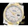 롤렉스 DJ 36mm Oyst Flt YG/SS White Thick Lume BP A3135 Mod -RDJ0293B