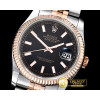 롤렉스 DJ 36mm Jub Flt RG/SS Black Thick Lume BP A3135 Mod -RDJ0296B