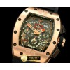 리차드밀 Titanium Brown PVD/RU Asian 7750 28800bph -RM010