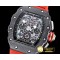 리차드밀 RM01103 Auto Flyback Chrono FC/VRU Red Blk A7750 Mod -RM0118B
