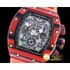 리차드밀 RM01103 Auto Flyback Chrono Red FC/VRU Blk A7750 Mod -RM0118D