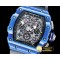 리차드밀 RM01103 Auto Flyback Chrono Blue FC/VRU Blk A7750 Mod -RM0119