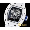 리차드밀 RM055 Bubba Watson CER/RU Skeleton Wht/Blue MY8215 Mod -RM0149F