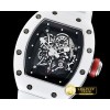 리차드밀 RM055 Bubba Watson CER/RU Skeleton Wht/Red MY8215 Mod -RM0149G