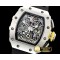 리차드밀 RM01103 Flyback Chronograph SS/RU (Blk) KVF A7750 Mod -RM0163A