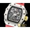 리차드밀 RM01103 Flyback Chronograph SS/RU (Red) KVF A7750 Mod -RM0163D