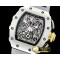 리차드밀 RM01103 Flyback Chronograph SS/RU (Gry) KVF A7750 Mod -RM0163E
