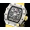 리차드밀 RM01103 Flyback Chronograph SS/RU (Ylw) KVF A7750 Mod -RM0163F