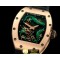 리차드밀 Dragon Tourbillon RG/RU Black/Green Asian 21J -RM046E