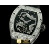 리차드밀 Dragon Tourbillon SS/RU Black/Plat Asian 21J -RM048A