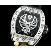 리차드밀 Phoenix Tourbillon SS/RU Skeleton Asian 21J Decor -RM060A