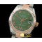 롤렉스 SS/RG Oyster Green Roman Asia 2836 -RMDJ204C