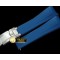 롤렉스 Blue Rubber Strap 20/18 with Insignia Clasp -ROLACC008
