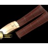 롤렉스 Brown Croc Strap YG 20/16/ New Insignia Deployant -ROLACC019C