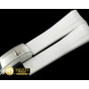 롤렉스 White Rubber Strap 20/18 with Insignia Clasp -ROLACC021A