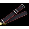 롤렉스 Black/Red 22mm Top Quality Nylon Strap -ROLACC024A