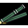 롤렉스 Black/Green 22mm Top Quality Nylon Strap -ROLACC024D