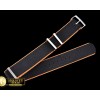 롤렉스 Black/Yellow 22mm Top Quality Nylon Strap -ROLACC024E