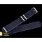 롤렉스 Black/Blue 22mm Top Quality Nylon Strap -ROLACC024G