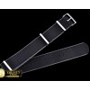 롤렉스 Black/Grey 22mm Top Quality Nylon Strap -ROLACC024I