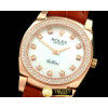 롤렉스 Ladies Cellini RG/LE/Diam White Diam Swiss Qtz -ROLCEL044A