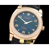 롤렉스 Ladies Cellini RG/LE/Diam Black Num Swiss Qtz -ROLCEL045G