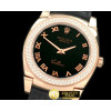 롤렉스 Ladies Cellini RG/LE/Diam Black Swiss Qtz -ROLCEL045I