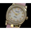 롤렉스 Ladies Mini Cellini YG/LE MOP Pink Diam Swiss Qtz -ROLCEL048C